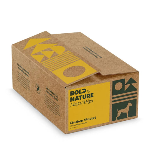Bold by Nature Mega dog poulet nourriture crue pour chiens 24 lb - Nourriture crue chien - Bold by Nature - Bold by Nature Mega dog poulet nourriture crue pour chiens 24 lb
