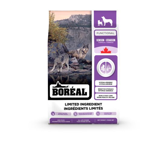 Boréal Functional nourriture à Ingrédients limités pour chien - Venaison 10kg (produit du Canada) - Nourriture Chiens - Boreal - #original_value#