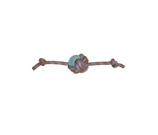 Bud'z Jouet De Corde Flottante Pour Chien - Pomme De Touline, Orange Et Bleu 33cm - JOUET CHIEN - Bud'z - Bud'z Jouet De Corde Flottante Pour Chien - Pomme De Touline, Orange Et Bleu 33cm