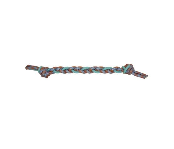 Bud'z Jouet De Corde Flottante Pour Chien - Tresse Avec Noeuds, Orange Et Bleu 48cm - JOUET CHIEN - Bud'z - Bud'z Jouet De Corde Flottante Pour Chien - Tresse Avec Noeuds, Orange Et Bleu 48cm
