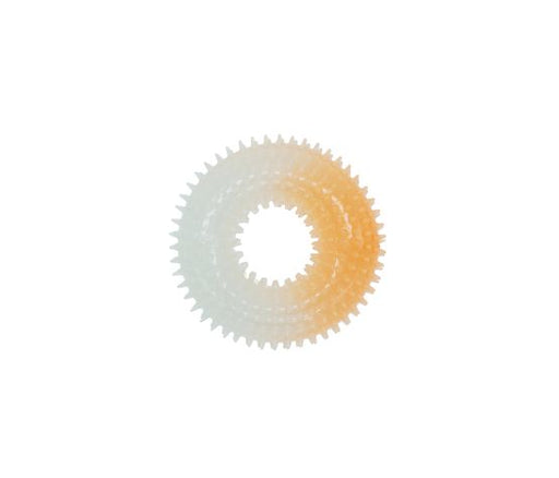 Bud'z Jouet En Caoutchouc Lumineux Pour Chien - Beigne à Pointes, Orange 12.5cm - JOUET CHIEN - Bud'z - Bud'z Jouet En Caoutchouc Lumineux Pour Chien - Beigne à Pointes, Orange 12.5cm