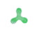 Bud'z Jouet En Caoutchouc Lumineux Pour Chien - Triskel à Pointes, Vert 16cm - JOUET CHIEN - Bud'z - Bud'z Jouet En Caoutchouc Lumineux Pour Chien - Triskel à Pointes, Vert 16cm