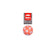 Bud'z Jouet En Caoutchouc Pour Chien Balle Pleine Grande Corail 7.5cm - accessoires chiens - animauxbouffe - Bud'z Jouet En Caoutchouc Pour Chien Balle Pleine Grande Corail 7.5cm