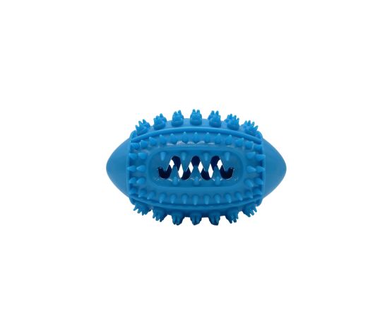 Bud'z Jouet En Caoutchouc Pour Chien - Ballon De Football, Bleu 15cm - JOUET CHIEN - Bud'z - Bud'z Jouet En Caoutchouc Pour Chien - Ballon De Football, Bleu 15cm
