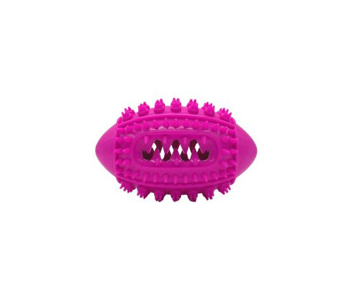 Bud'z Jouet En Caoutchouc Pour Chien - Ballon De Football, Rose 15cm - JOUET CHIEN - Bud'z - Bud'z Jouet En Caoutchouc Pour Chien - Ballon De Football, Rose 15cm