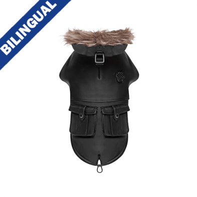 Canada Pooch Eco+ parka de l’armée de l’Alaska noir pour chien - Manteaux - Canada Pouch - Canada Pooch Eco+ parka de l’armée de l’Alaska noir pour chien