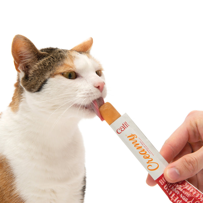 Catit Cream régals crémeux , thon, paquet de 50 gateries pour chats - Gateries pour chats - Cat it - Catit Cream régals crémeux , thon, paquet de 50 gateries pour chats
