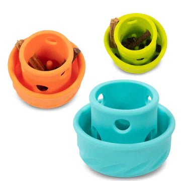 Champignon Interactif en caoutchouc Messy Mutts - Chien accessoires - Totally Pouch - Champignon Interactif en caoutchouc Messy Mutts