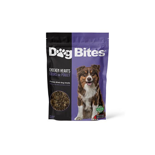 Dog Bites Coeurs de Poulet 90g - Gaterie pour Chien - Dog Bites - Dog Bites Coeurs de Poulet 90g