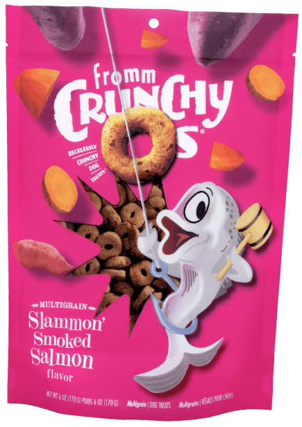 FROMM CRUNCHY OS SLAMMON SMOKED SALMON 26 OZ - Gaterie pour Chien - Fromm - FROMM CRUNCHY OS SLAMMON SMOKED SALMON 26 OZ