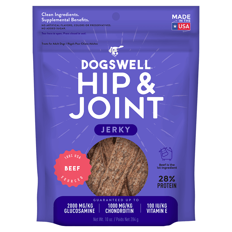 Gâteries séchées pour les hanches et les articulations, boeuf pour chiens - Gaterie pour Chien - Dogswell - Gâteries séchées pour les hanches et les articulations, boeuf pour chiens