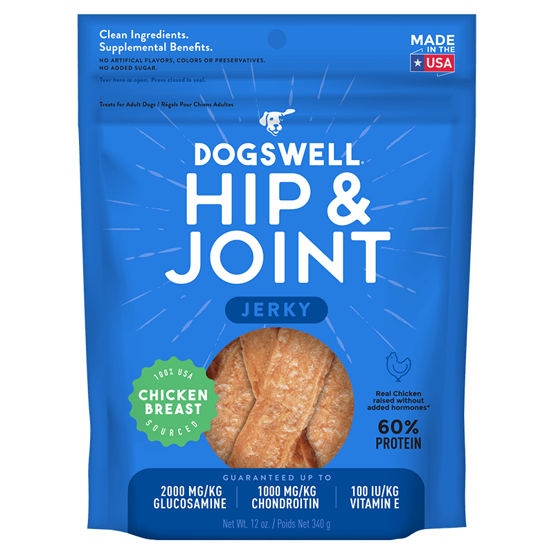 Gâteries séchées pour les hanches et les articulations, poitrine de poulet pour chiens - Gaterie pour Chien - Dogswell - Gâteries séchées pour les hanches et les articulations, poitrine de poulet pour chiens