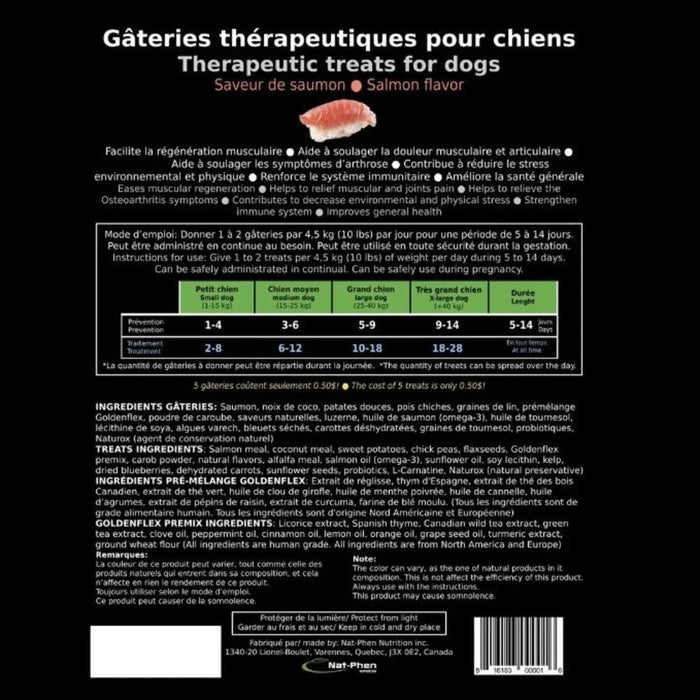 GOLDEN FLEX supplément anti-inflammatoire naturel - suppléments pour chiens - NAT-PHEN NUTRITION - GOLDEN FLEX supplément anti-inflammatoire naturel