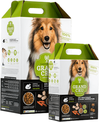 Grand cru dinde déshydraté sans grains nourriture chien - Nourriture déshydraté - CaniSource - Grand cru dinde déshydraté sans grains nourriture chien