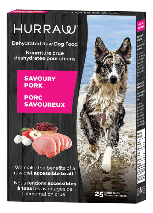 Hurraw porc déshydraté sans grains nourriture pour chiens (produit du Quebec) - Nourriture déshydraté - HURRAW - #original_value#