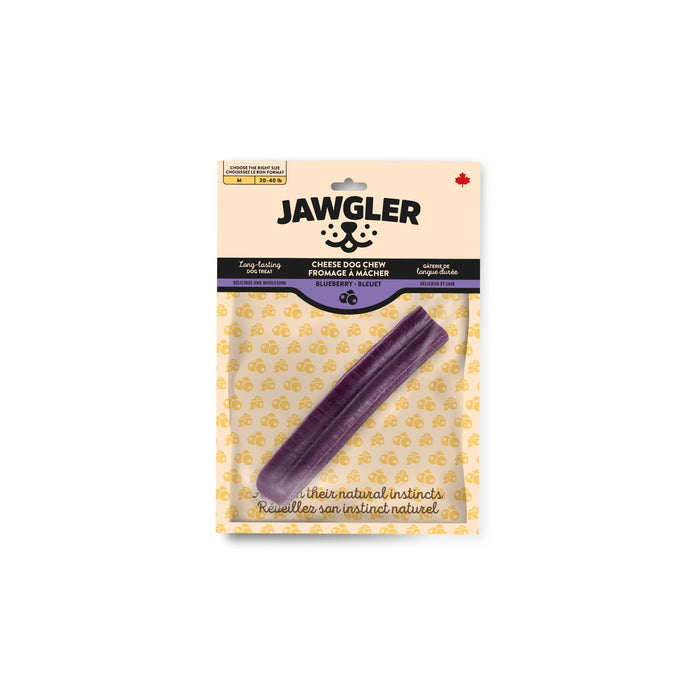 Jawgler Gâterie De Fromage à Mâcher - Bleuet, Moyen 85g - Os et Gateries - jawgler - Jawgler Gâterie De Fromage à Mâcher - Bleuet, Moyen 85g