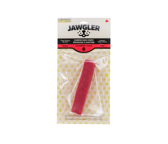 Jawgler Gâterie De Fromage à Mâcher - Fraise, Grand 130g - jawgler - Jawgler Gâterie De Fromage à Mâcher - Fraise, Grand 130g