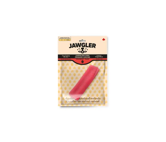 Jawgler Gâterie De Fromage à Mâcher - Fraise, Petit 55g - jawgler - Jawgler Gâterie De Fromage à Mâcher - Fraise, Petit 55g