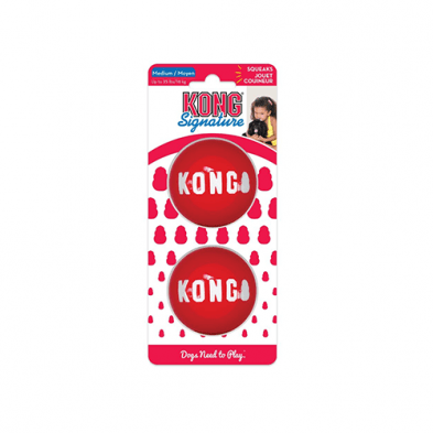 Kong balle signature paquet de 2 - JOUET CHIEN - Kong - Kong balle signature paquet de 2