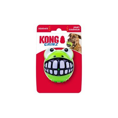 Kong Grinz Grenouille Moyenne - JOUET CHIEN - KONG - Kong Grinz Grenouille Moyenne