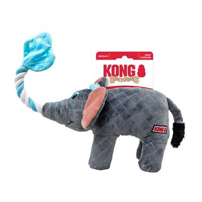 Kong Jouet en Peluche "Bendeez" Éléphant Grand - JOUET CHIEN - KONG - Kong Jouet en Peluche "Bendeez" Éléphant Grand
