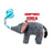 Kong Jouet en Peluche "Bendeez" Éléphant Grand - JOUET CHIEN - KONG - Kong Jouet en Peluche "Bendeez" Éléphant Grand