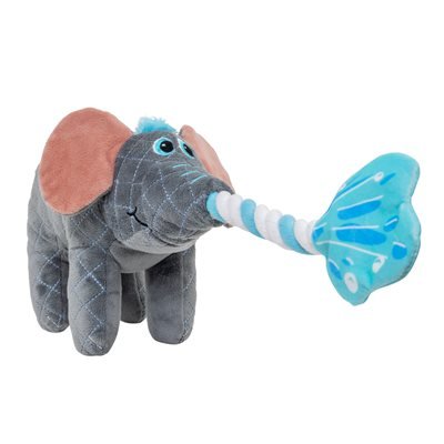 Kong Jouet en Peluche "Bendeez" Éléphant Grand - JOUET CHIEN - KONG - Kong Jouet en Peluche "Bendeez" Éléphant Grand