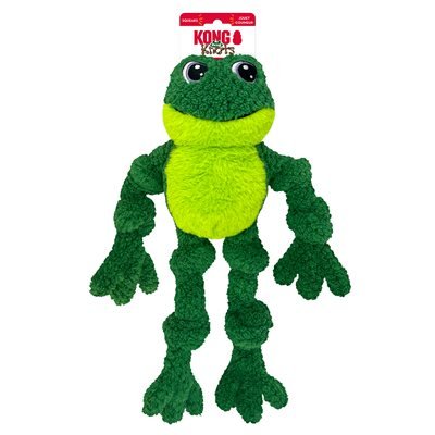 Kong Jouet en Peluche "Knots" Grenouille Grande / Très-Grande - JOUET CHIEN - KONG - Kong Jouet en Peluche "Knots" Grenouille Grande / Très-Grande