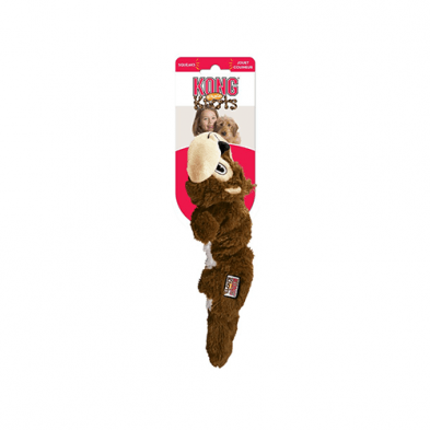 Kong Jouet en Peluche "Scrunch Knots" Écureuil Petit / Moyen - JOUET CHIEN - KONG - Kong Jouet en Peluche "Scrunch Knots" Écureuil Petit / Moyen