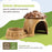 Living World – Cachette comestible, Noisonnette, brune, 230 g - Jouet Rongeur - Living World - Living World – Cachette comestible, Noisonnette, brune, 230 g