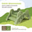 Living World – Cachette comestible, Pont en arc, verte, 165 g - Jouet Rongeur - Living World - Living World – Cachette comestible, Pont en arc, verte, 165 g