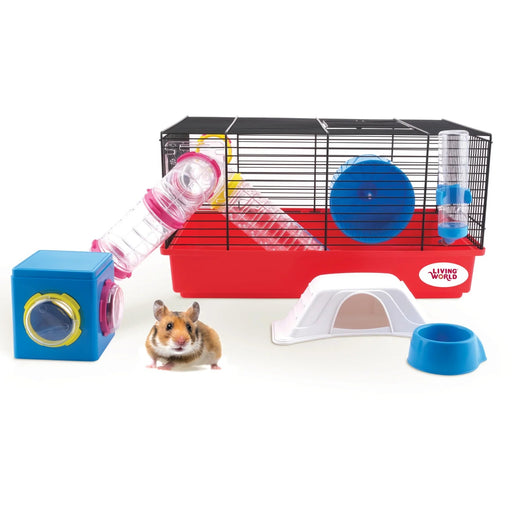 Living World Cage Chalet pour Hamster - 46 x 29 x 25 cm (18 x 11.5 x 10 in) - Cage rongeur - Living world - Living World Cage Chalet pour Hamster - 46 x 29 x 25 cm (18 x 11.5 x 10 in)