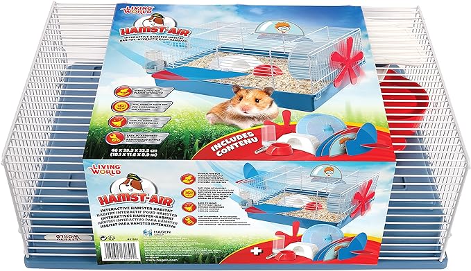 Living World Hamst-Air Habitat pour petit animal - Cage rongeur - Living world - Living World Hamst-Air Habitat pour petit animal