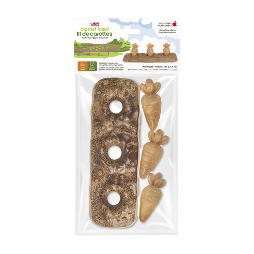 Living World – Jouet à mâcher comestible, Lit de carottes, multicolore, 140 g - Jouet Rongeur - Living World - Living World – Jouet à mâcher comestible, Lit de carottes, multicolore, 140 g