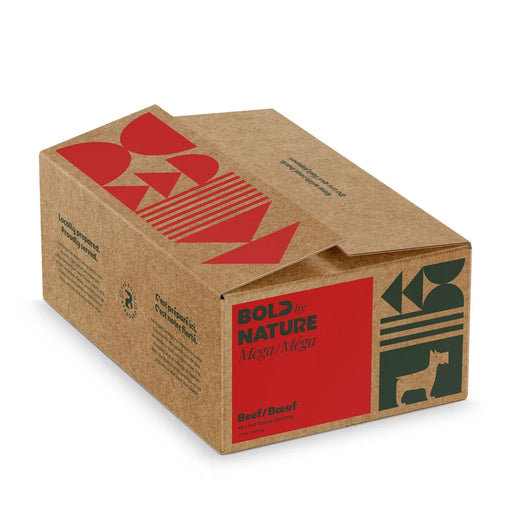 Bold by Nature Mega dog boeuf nourriture crue pour chiens 24 lb
