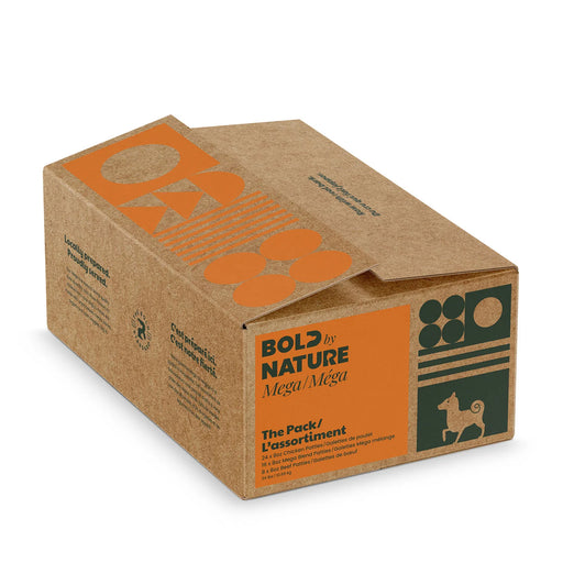 Bold by Nature Mega dog poulet et boeuf nourriture crue pour chiens 24 lb