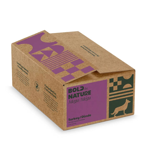 Bold by Nature Mega dog dinde nourriture crue pour chiens 24 lb