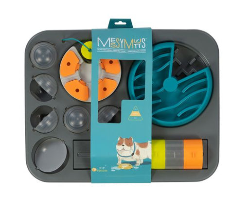 Messy Mutts plateau d'alimentation interactif, grand 16"x13" pour chien - Jeu Interactif - Messy Mutts - Messy Mutts plateau d'alimentation interactif, grand 16"x13" pour chien