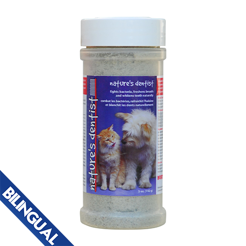 Nature's Dentist poudre dentaire pour chiens et chats