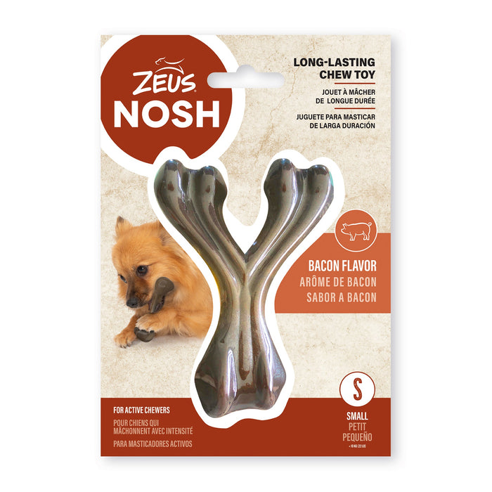Nosh zeus os à mâcher robuste arôme de bacon pour chiens - OS - hagen - Nosh zeus os à mâcher robuste arôme de bacon pour chiens