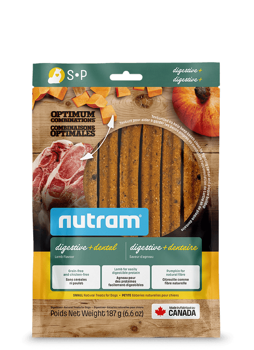 Nutram bâtonnets dentaires digestive + dentaire (produit du Canada) - Gaterie pour Chien - Nutram - #original_value#