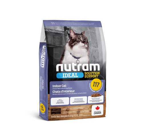 Nutram Ideal (i17) Chat D'intérieur Poulet Et Oeufs Entiers 12lbs (produit du Canada) - Nourriture Chats - Nutram - #original_value#