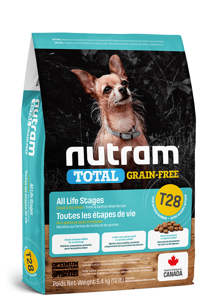Nutram total (t28) nourriture chien petite race sans grains saumon et truite (produit du Canada) - Chien Nourriture sèche - Nutram - #original_value#