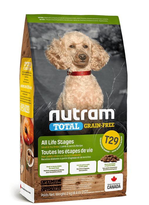 Nutram total (t29 ) nourriture chien petite race sans grains agneau et lentilles (produit du Canada) - Chien Nourriture sèche - Nutram - #original_value#