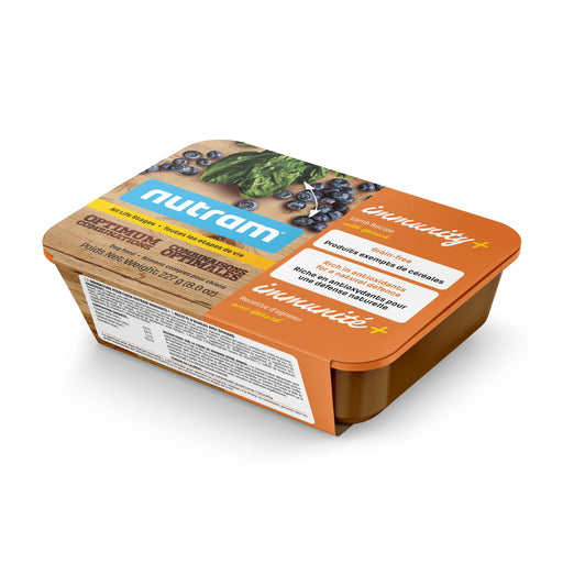 Nutram nourriture humide immunité pour chien agneau & épinards, sans grains 8oz (produit du Canada)