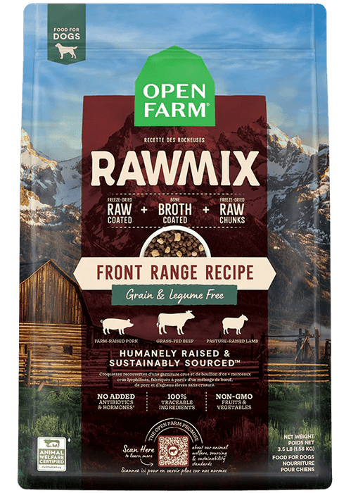 Open Farm RawMix Front Range sans grains pour chiens - Nourriture Chiens - Open Farm - Open Farm RawMix Front Range sans grains pour chiens