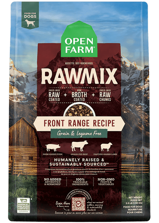 Open Farm RawMix Front Range sans grains pour chiens - Nourriture Chiens - Open Farm - Open Farm RawMix Front Range sans grains pour chiens