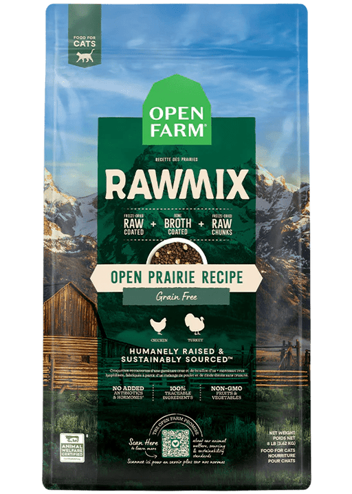 Open Prairie sans grains RawMix nourriture pour chats - Nourriture Chiens - Open Farm - Open Prairie sans grains RawMix nourriture pour chats