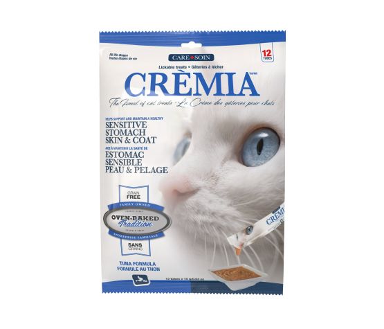 Oven Baked Crèmia – Gâteries à Lécher Pour Chat, Peau & Estomac, Thon, Paquet de 8 - Gateries pour chats - OVEN BAKED - #original_value#