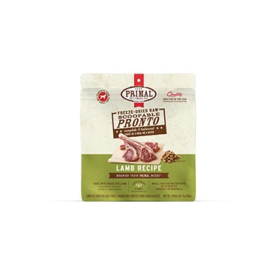 Primal Pronto-En-Bouchées Pour Chien Lyophilisées À L'agneau 7oz - Gaterie pour Chien - Primal - Primal Pronto-En-Bouchées Pour Chien Lyophilisées À L'agneau 7oz